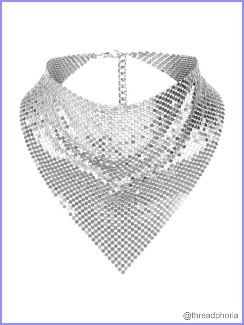 Sequin Neck Bandana Scarf Party Accessory Women's Hairscarf